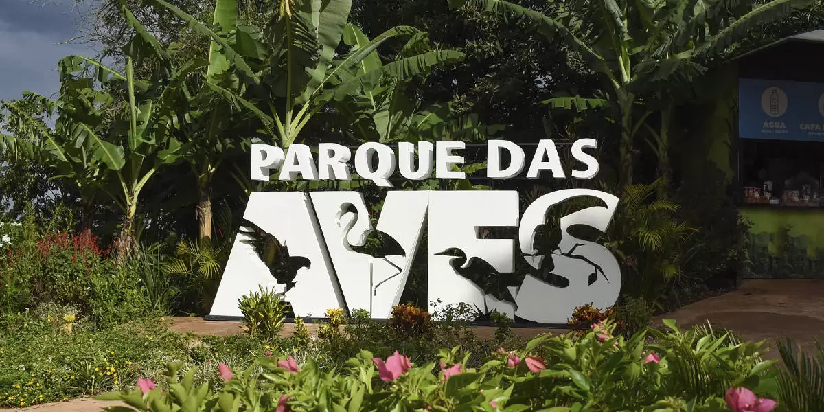 Entrada del Parque das Aves en Foz do Iguaçu